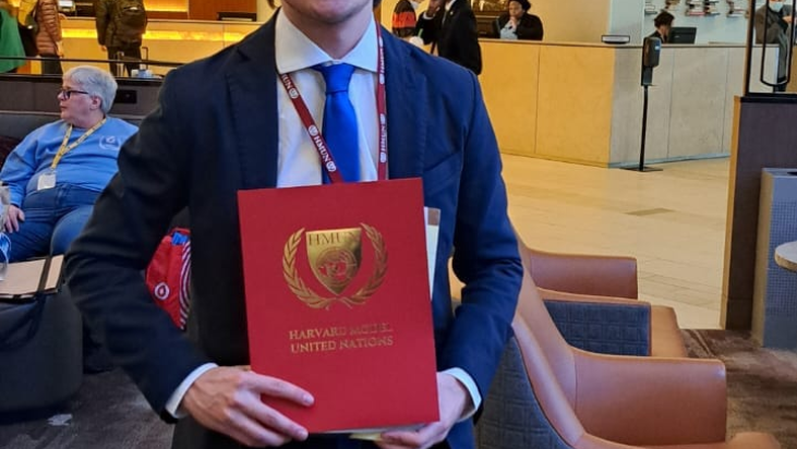 L'avventura Onu di Antonio Occhipinti, dal liceo di Enna all'Harvard University di Boston